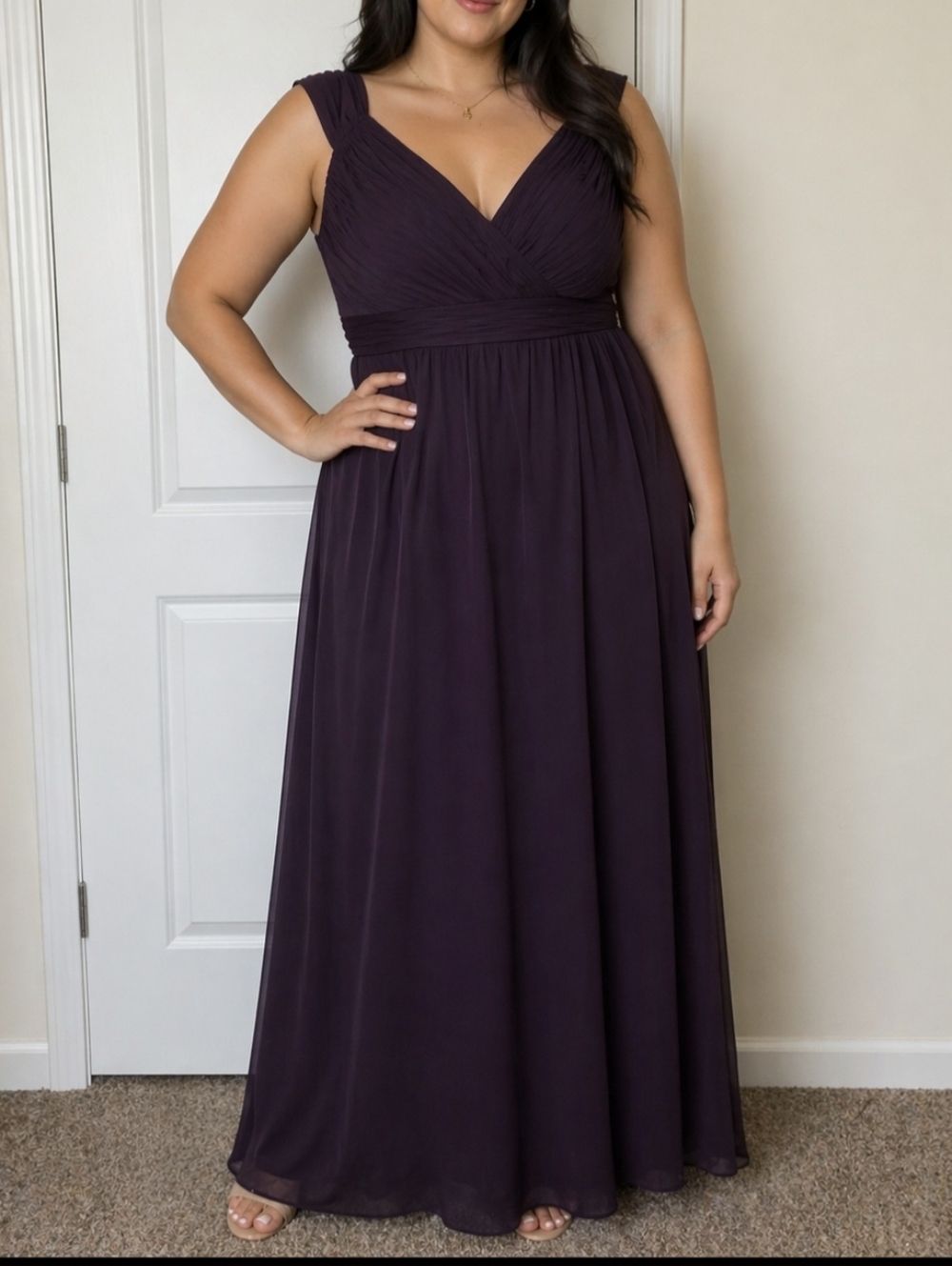SORELLA VITA Women's Deep Purple Gown Size XL